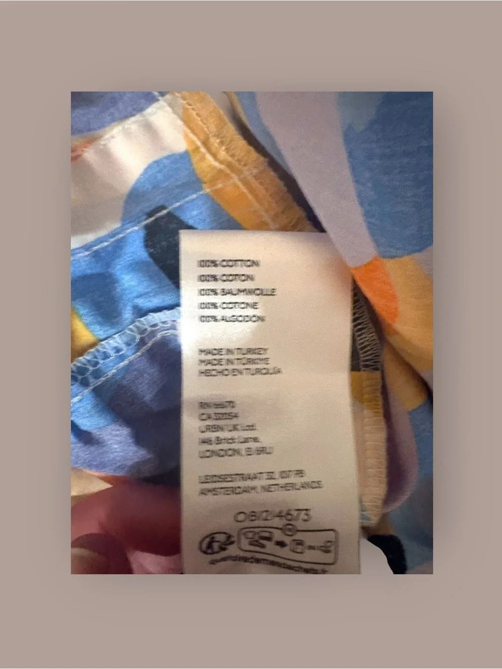Anthropologie Somerset Multicolor Abstract Print Tiered Maxi Dress - Picture 4 of 4